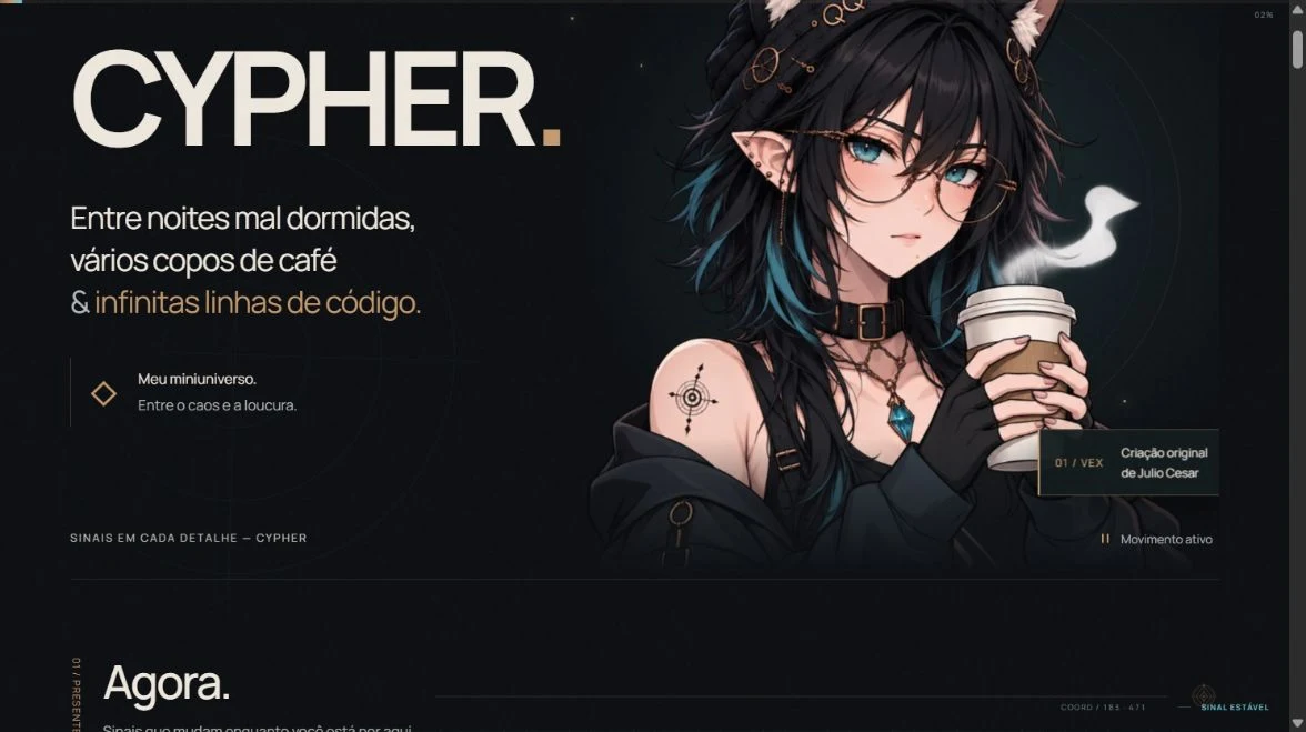 Identidade visual do CYPHER Hub